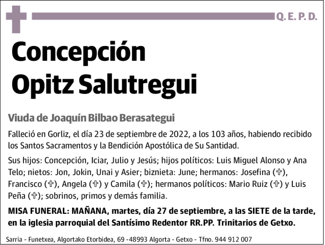 Concepción Opitz Salutregui
