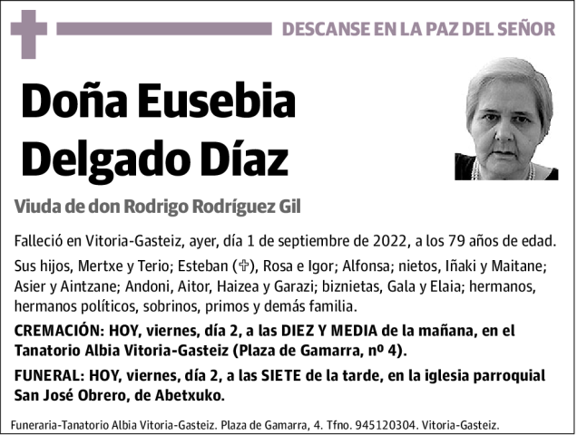 Eusebia  Delgado  Díaz