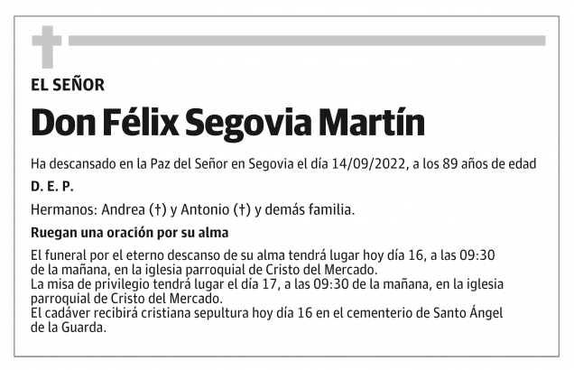 Félix Segovia Martín