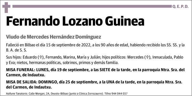 Fernando Lozano Guinea