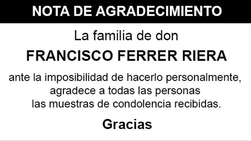 Francisco  Ferrer  Riera