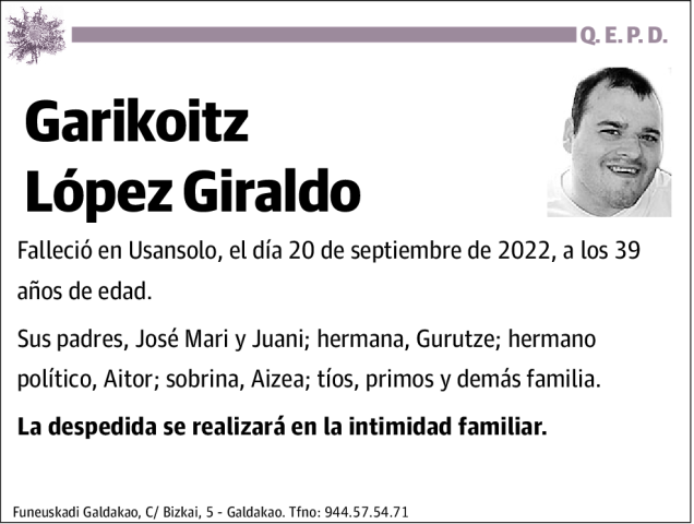 Garikoitz López Giraldo