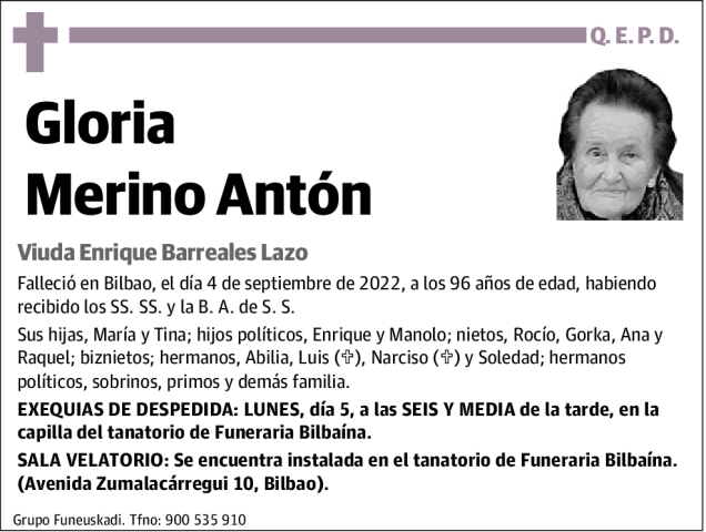 Gloria Merino Antón