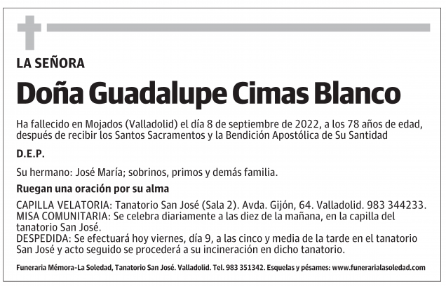 Guadalupe Cimas Blanco