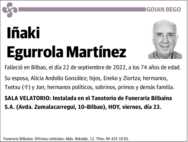 Iñaki Egurrola Martínez