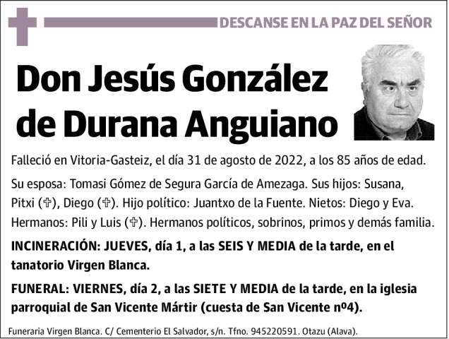 Jesus  González  de  Durana  Anguiano