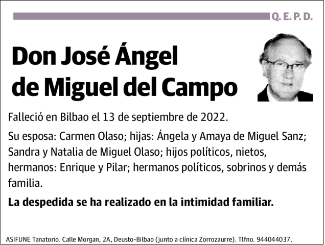 José Ángel de Miguel del Campo