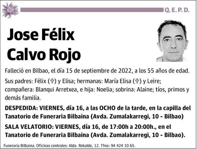 Jose Félix Calvo Rojo
