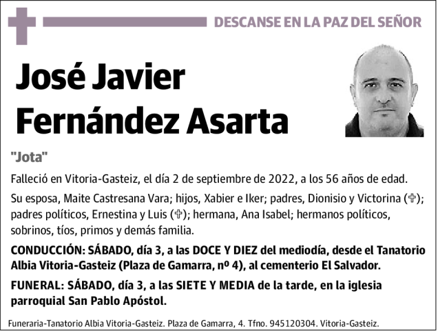 José  Javier  Fernández  Asarta