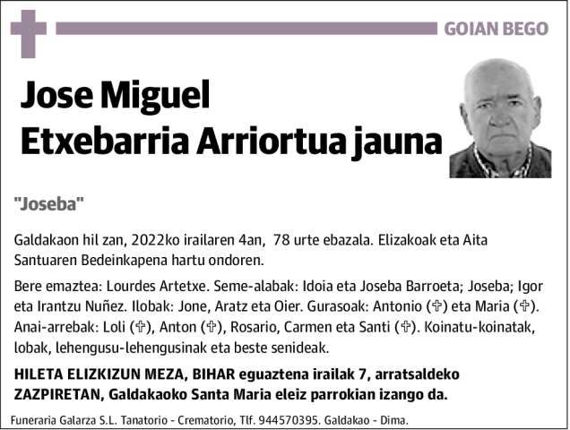 Jose Miguel Etxebarria Arriortua