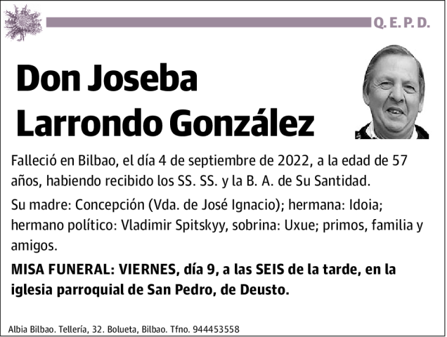 Joseba Larrondo González