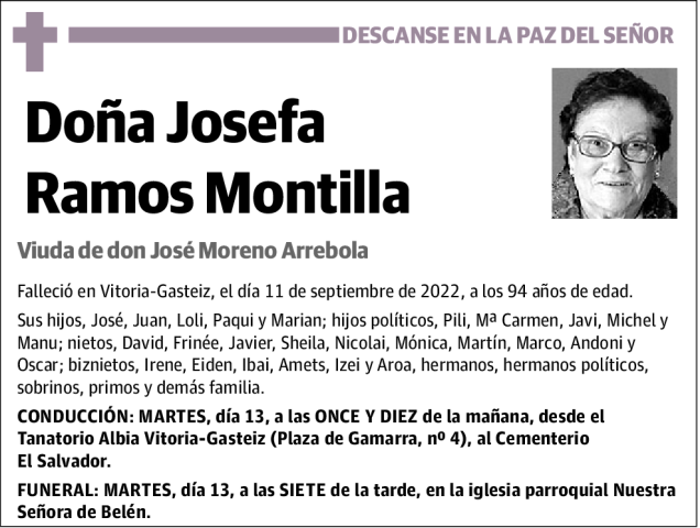 Josefa  Ramos  Montilla