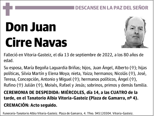 Juan  Cirre  Navas