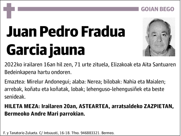 Juan Pedro Fradua García