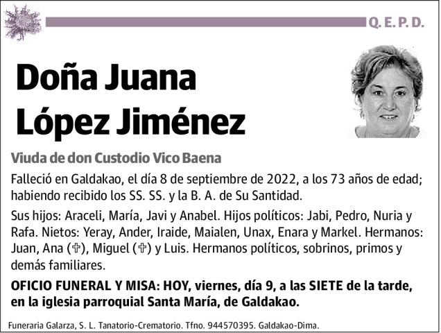 Juana López Jiménez