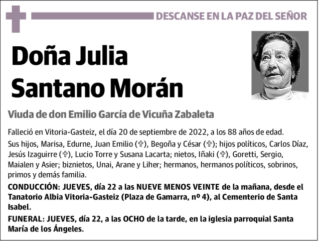 Julia  Santano  Morán
