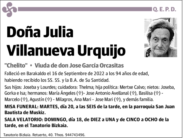 Julia Villanueva Urquijo