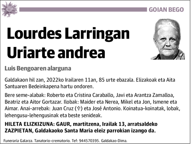 Lourdes Larringan Uriarte