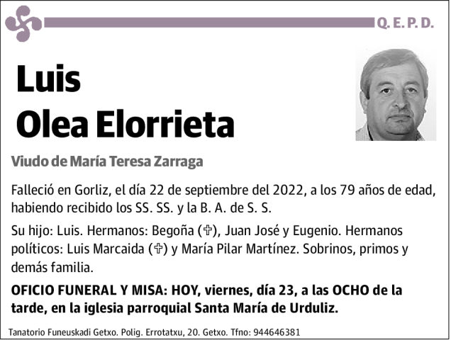 Luis Olea Elorrieta