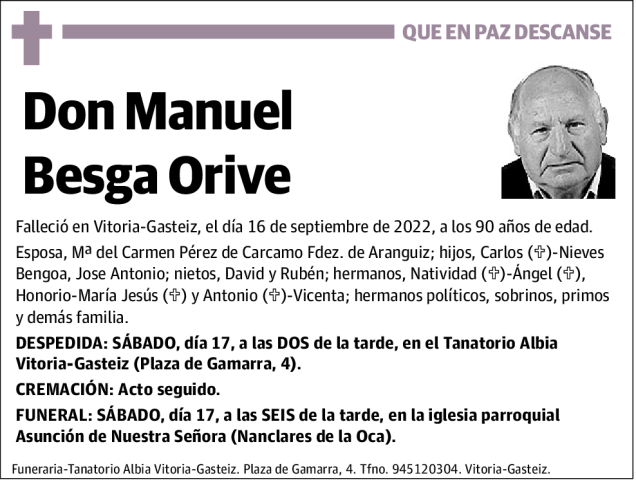 Manuel  Besga  Orive