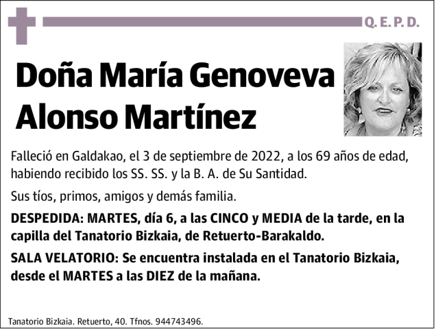 María Genoveva Alonso Martínez