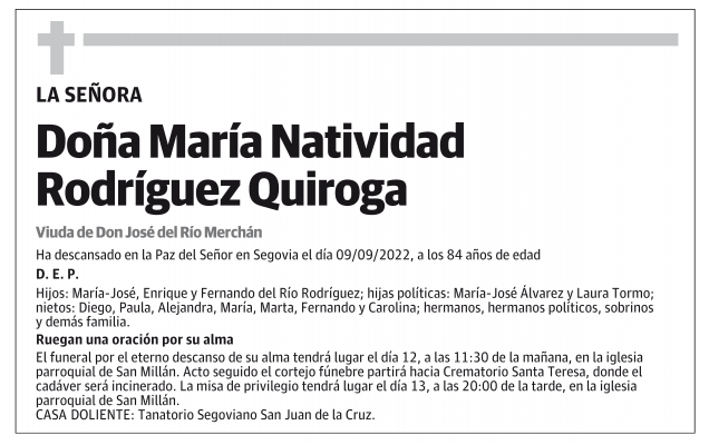 María Natividad Rodríguez Quiroga