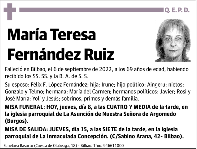 Maria Teresa Fernández Ruiz