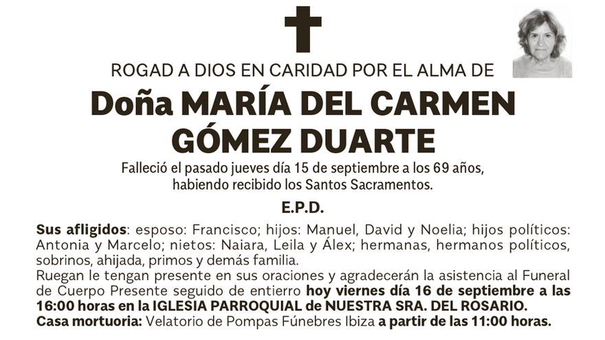 María  del  Carmen  Gómez  Duarte