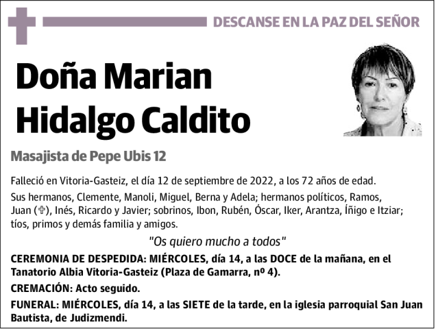 Marian  Hidalgo  Caldito