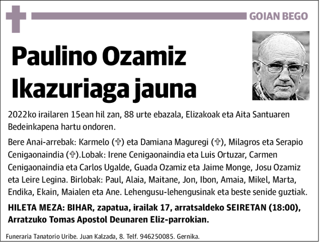 Paulino Ozamiz Ikazuriaga