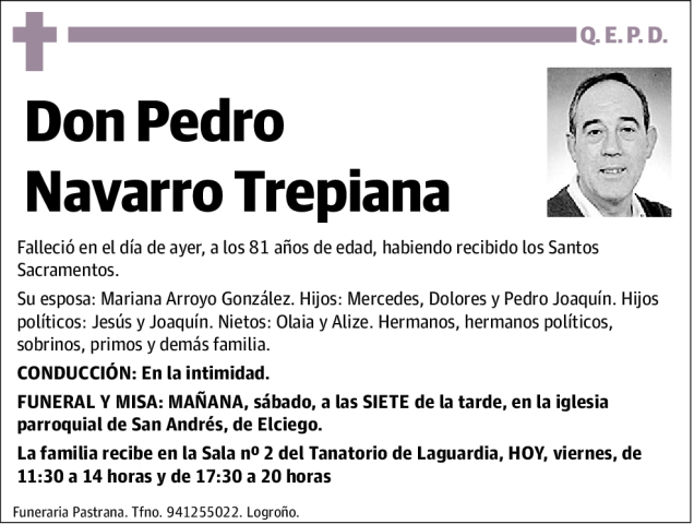 Pedro  Navarro  Trepiana