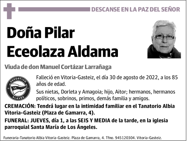 Pilar  Eceolaza  Aldama