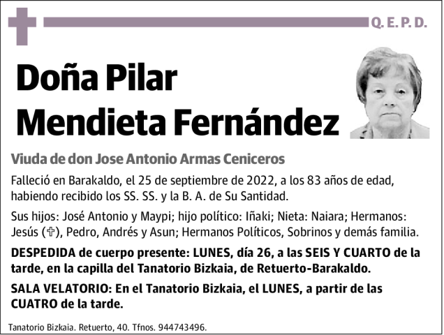 Pilar Mendieta Fernández