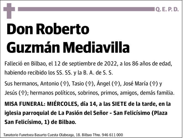 Roberto Guzmán Mediavilla